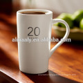 Wholesale Logo Artwork Design Printed Plain White Porcelain Cup